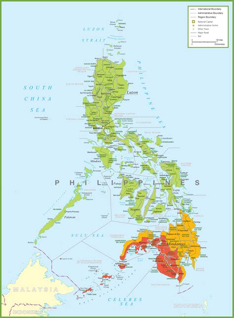 detailed map of the philippines.